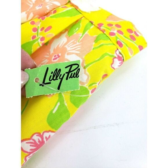 Vintage The Lilly Pulitzer Inc Yellow Skirt Size 12 Sportswear Division - Picture 8 of 12